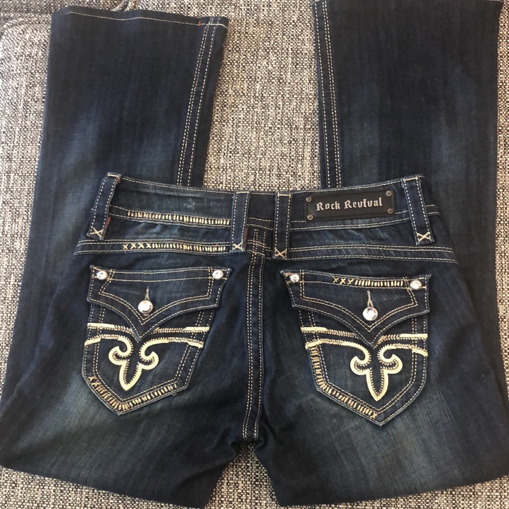 Firm Price✅ Rock Revival Bootcut Gwen Jeans